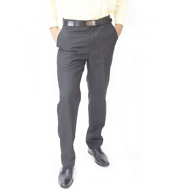 Cotton Cool Mens Slim Fit Flat Front