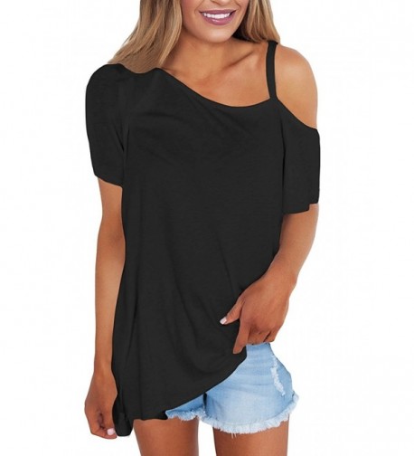 OURS Womens Shoulder Asymmetrical Blouses
