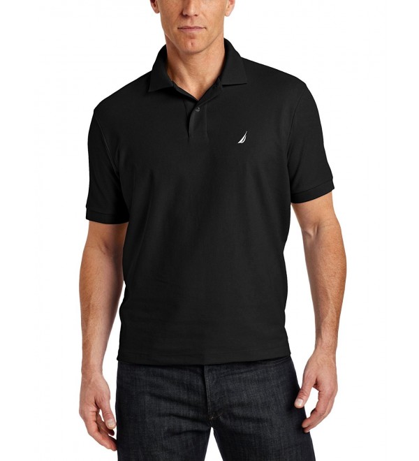 Nautica Mens Solid Shirt Black