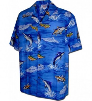 Marlin Fish Tropical Shirts Blue