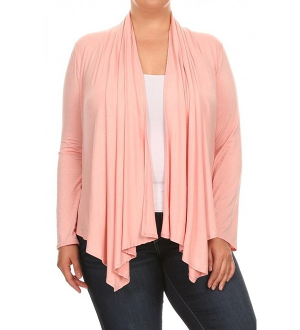 2LUV Plus Womens Relaxed Cardigan