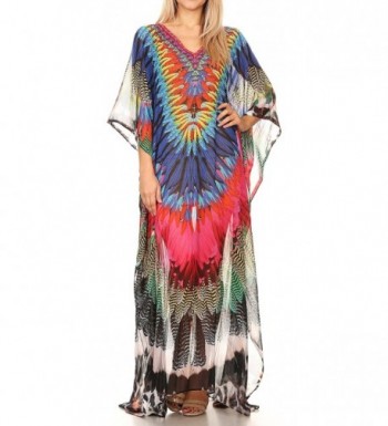 Sakkas P4 LongKaftan Printed 17148 PinkBlack