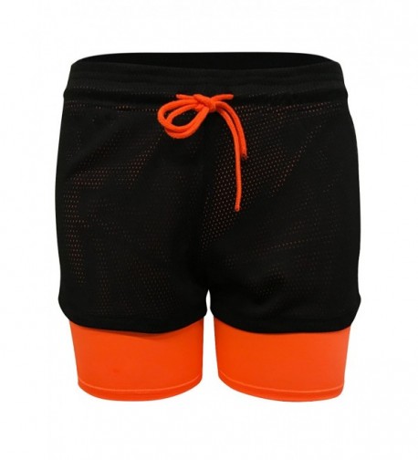 Womens Shorts Lining SPS01 ORANGE LRG 1XL