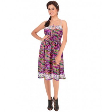 Leela Printed Womens Dresses caribbean