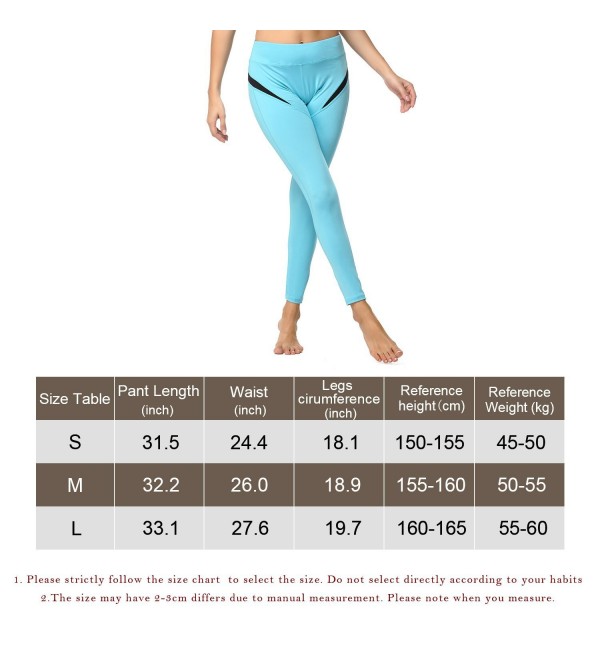 Yoga Pants Women's Full-Length High Waisted Yoga Workout Leggings ...