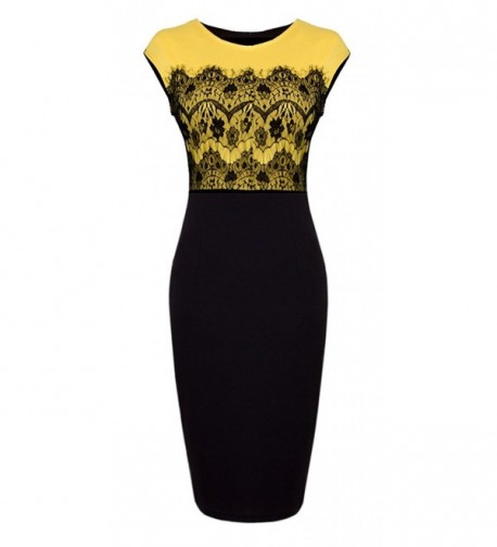 HOMEYEE Voguish Colorblock Splicing Bodycon