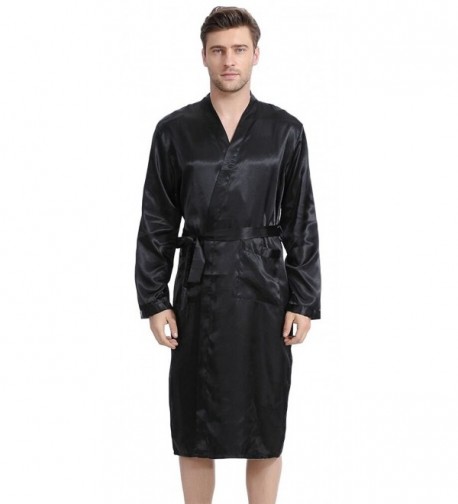 FLYCHEN Bathrobe Lightweight Nightwear Loungewear