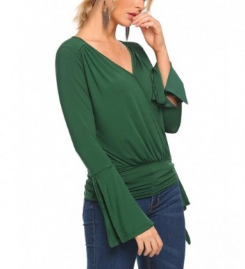 Zeagoo Womens Blouse Solid Sleeve