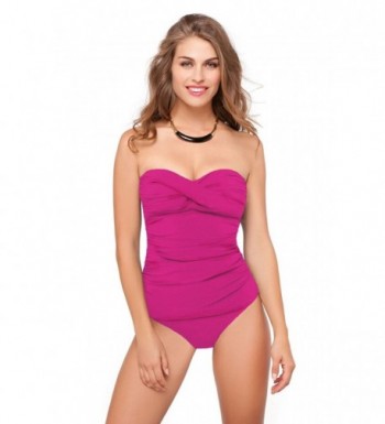 Profile Gottex Bandeau Tankini Magenta