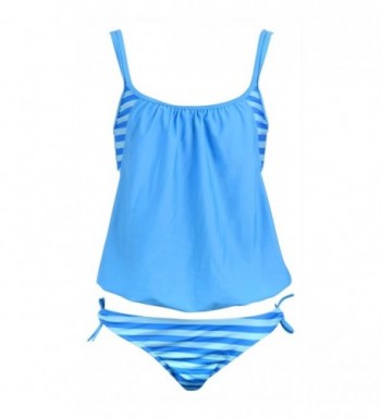 Toplus Stripes Tankini Swimwear Swimsuit