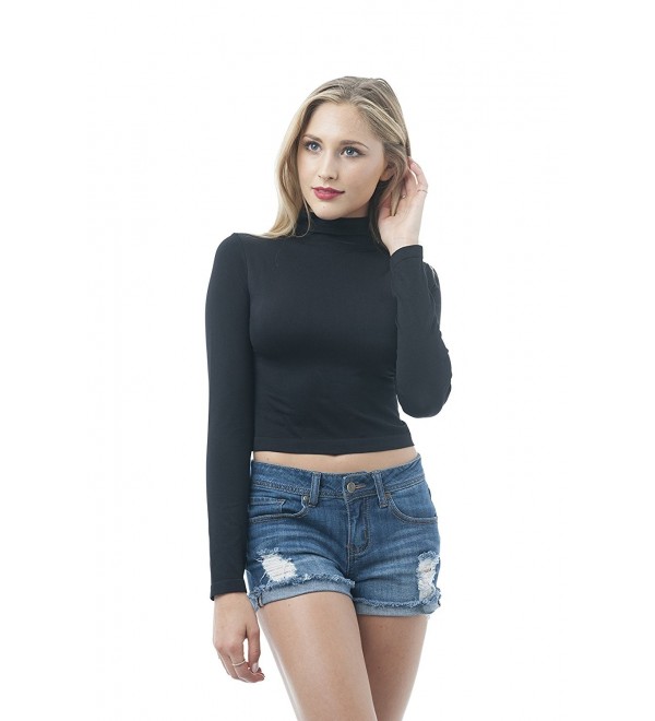 Long Sleeve Mock OneSize Black