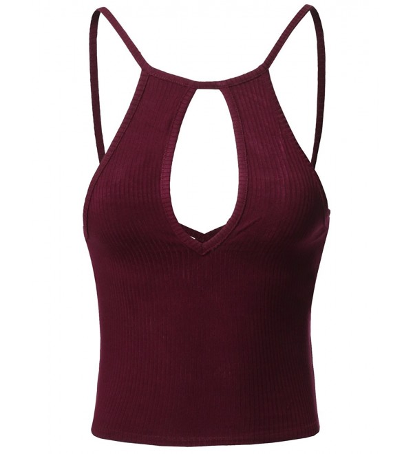 Made Emma Sleeveless Ripped Burgundy