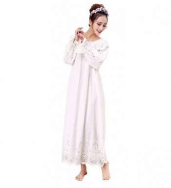 Soojun Embroidery Victorian Nightgown Sleepwear