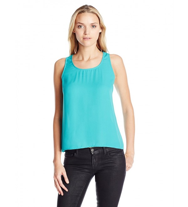 BB Dakota Women's Roberta CDC Cutout Back Tank - Java Green - C612890MBCT