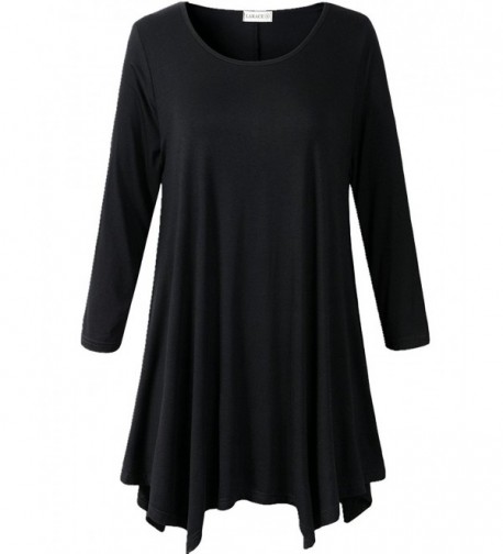 Lanmo Women Sleeve 3X Black