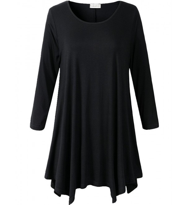 Lanmo Women Sleeve 3X Black