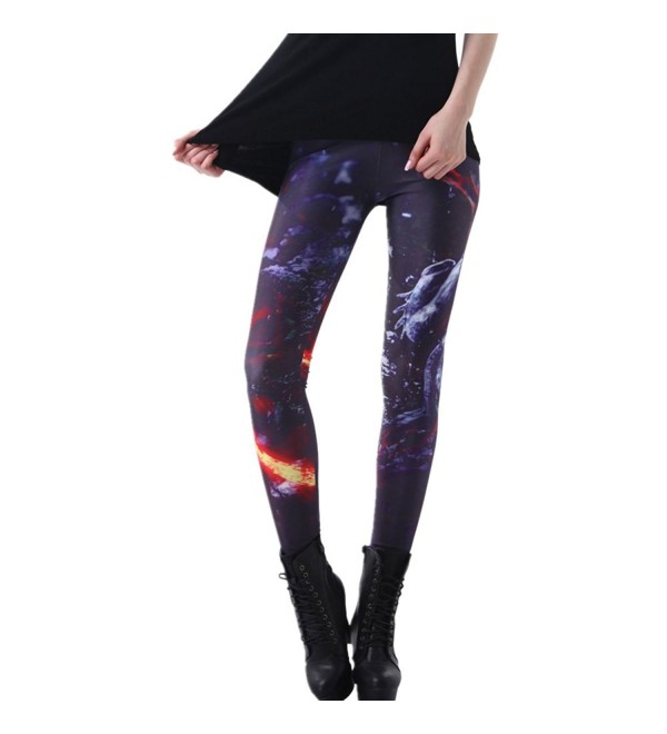 Joyhy Stretchy Digital Printed Leggings