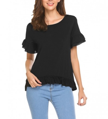 Pasttry Womens Layered Sleeve Blouse