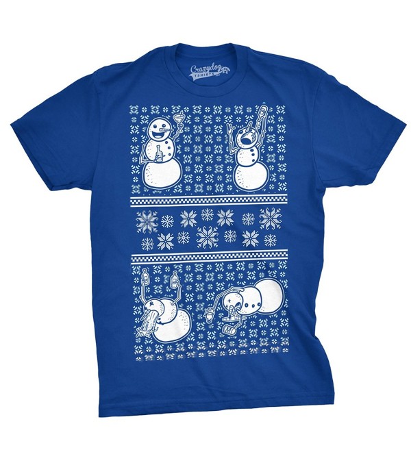 Crazy Dog T Shirts Snowmen Christmas