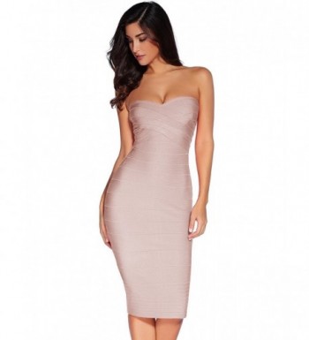 Meilun Womens Strapless Bandage Bodycon