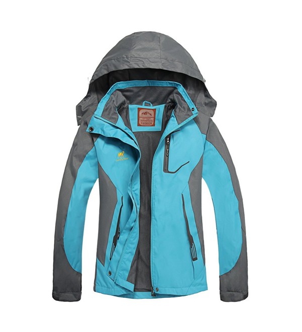 Womens Hooded Waterproof Jacket lightweight