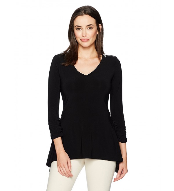 Chaus Womens Quarter Sleeve Sharkbite