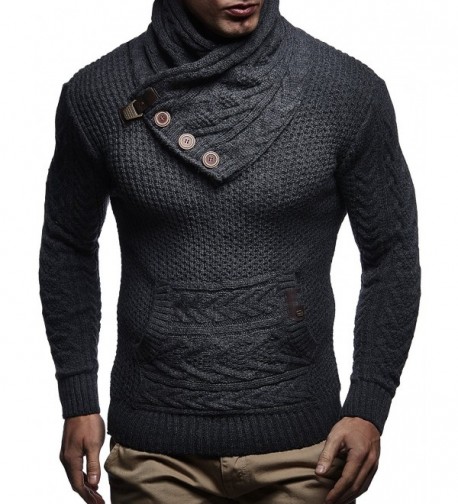 Leif Nelson Turtleneck Pullover Anthracite