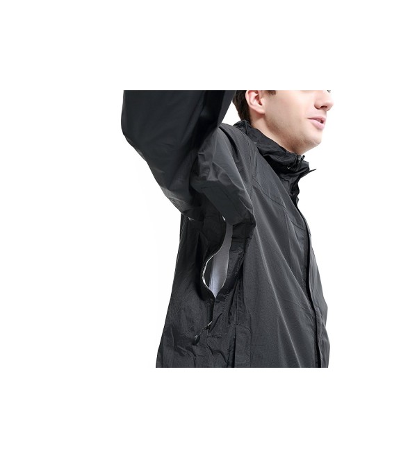 men's Lightweight Raincoat Waterproof Jacket Outdoor Windbreaker ...
