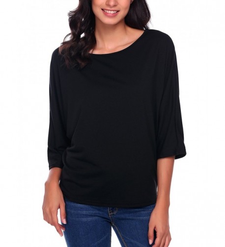 Casual Pullover Batwing Dolman Blouses