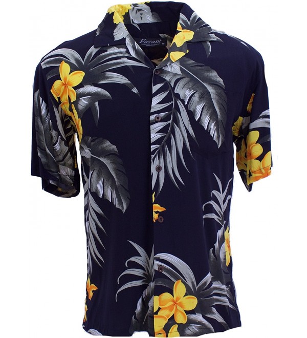 Tropical Luau Beach Print Men’s Hawaiian Aloha Shirt