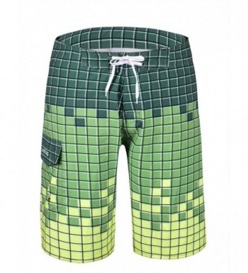 Unitop Fashional Checkered Drawstrings Green 36