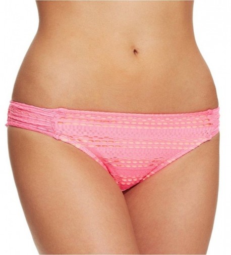 Womens Crochet Side Tab Bikini Bottom