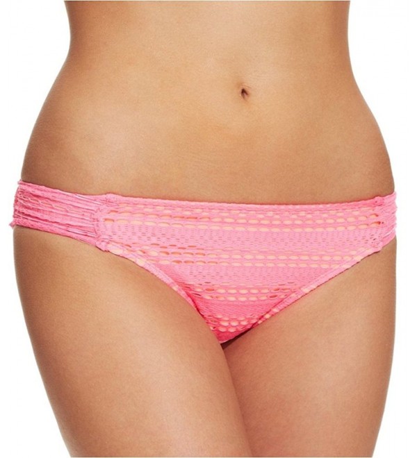 Womens Crochet Side Tab Bikini Bottom