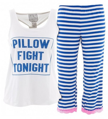 Mentally Exhausted Juniors Pillow Pajamas