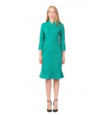 Marycrafts Womens Business Dresses Emerald