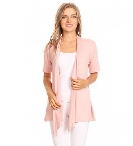 Private Label Sleeves Cardigan DUSTYPINK
