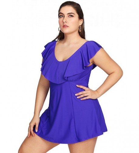 SweatyRocks Swimwear Flounce Falbala Slimming