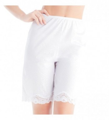 Ilusion Scalloped Lace Pettipant White