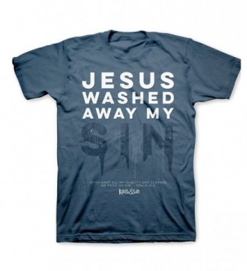 Jesus Washed T Shirt XX Large Slate