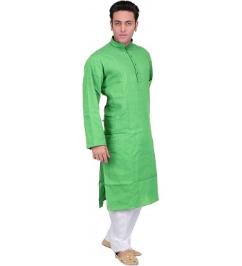 Exotic India Solid Plain Kurta