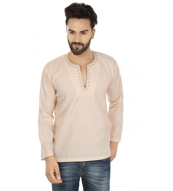 Embroidered Cotton Short Kurta Clothes