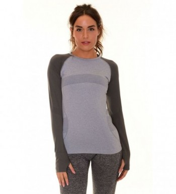 B BANG Womens Heathered Sleeve Shirt