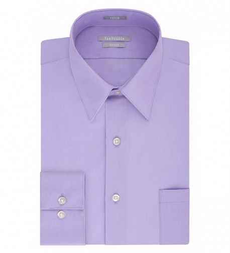 Van Heusen Poplin Fitted Lavender