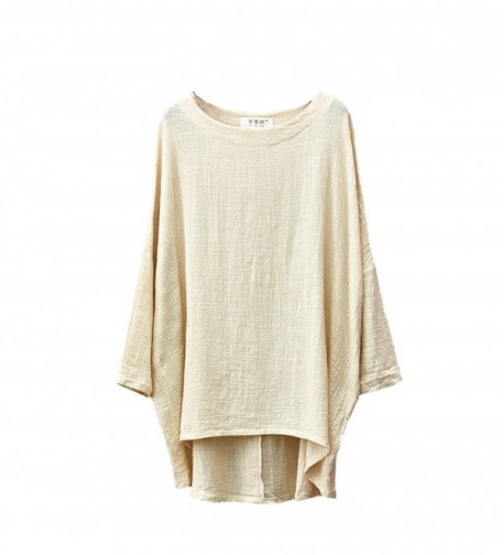 Soojun Womens Cotton Pullover Blouses