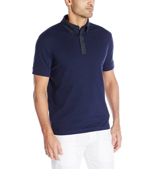 Men's Slim-Fit Deck Polo Shirt - True Navy - CB12BTYCL8B