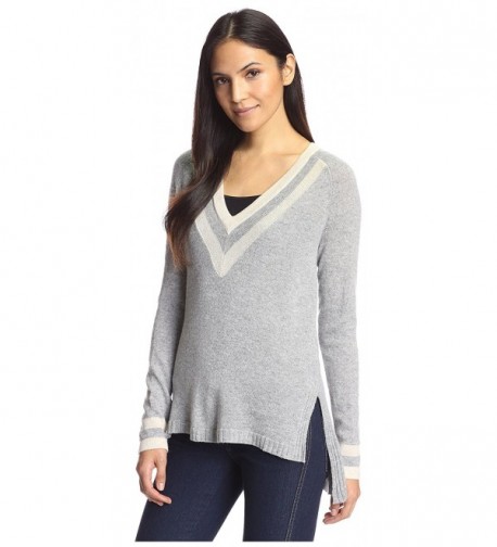 Cashmere Addiction Womens Tipped Sweater