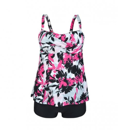 Womens Swimsuit Floral Tankini Bathing