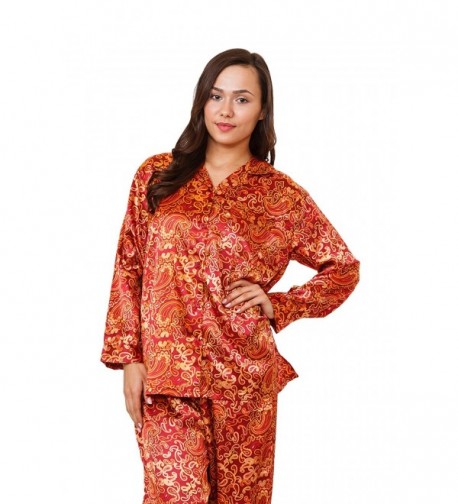 Paisley Up2date Fashion PJF 14 Burgundy