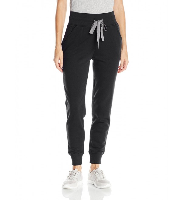 Women's Modal Fleece Jogger Pants - Smoke - C512FOE6RTL