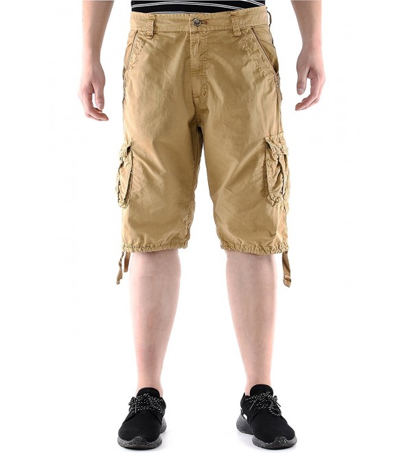 Cotton Multi Pockets Baggy Shorts